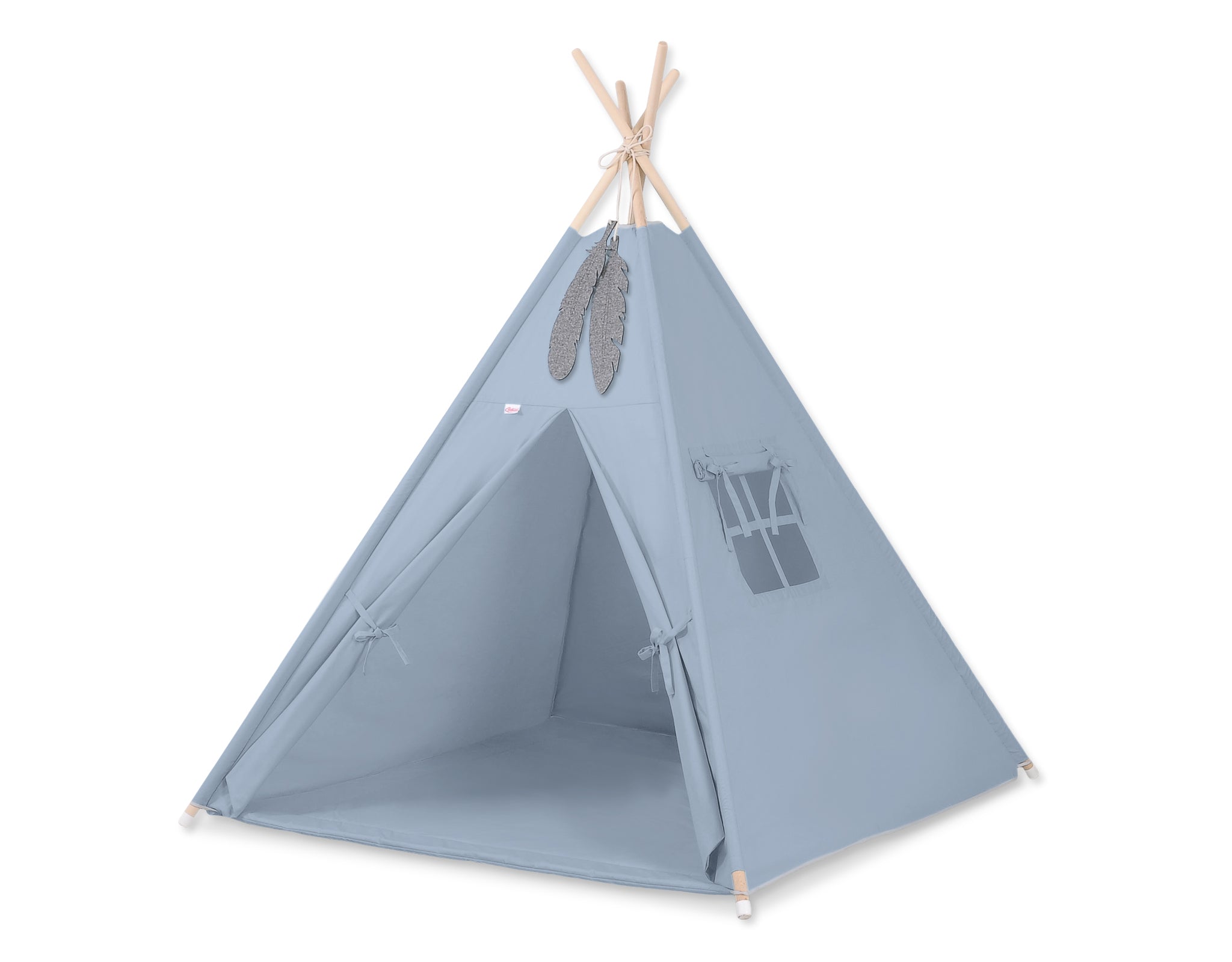 Teepee tent voor kinderen - speeltent - inclusief speelmat en veertjes, lichtgewicht en wasbaar
