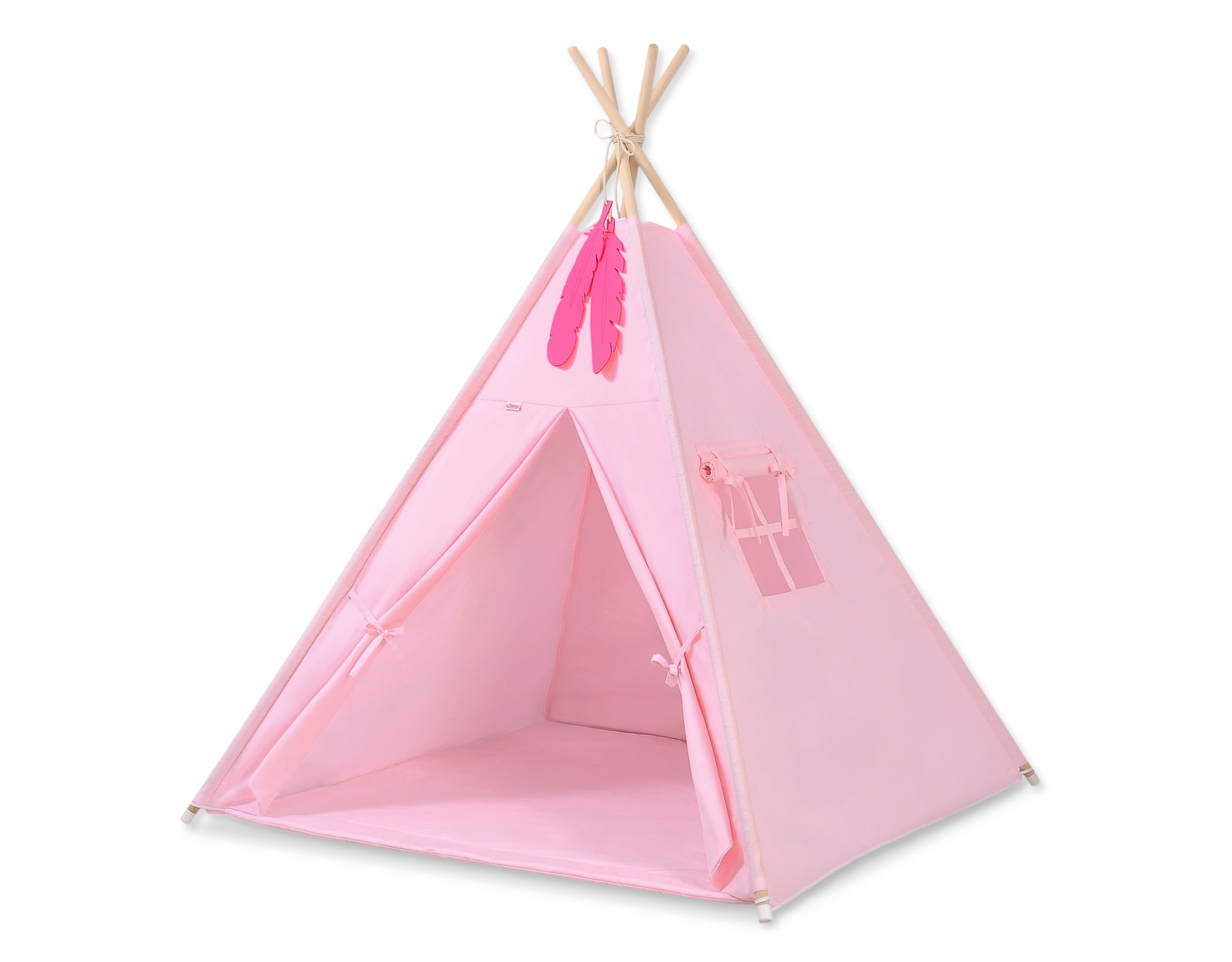 Teepee tent voor kinderen - speeltent - met speelmat & veren, stabiel en draagbaar