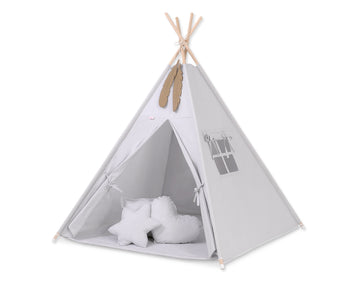 Tipi tent voor kinderen - speeltent - met speelmat & kussens, lichtgewicht en makkelijk opvouwbaar