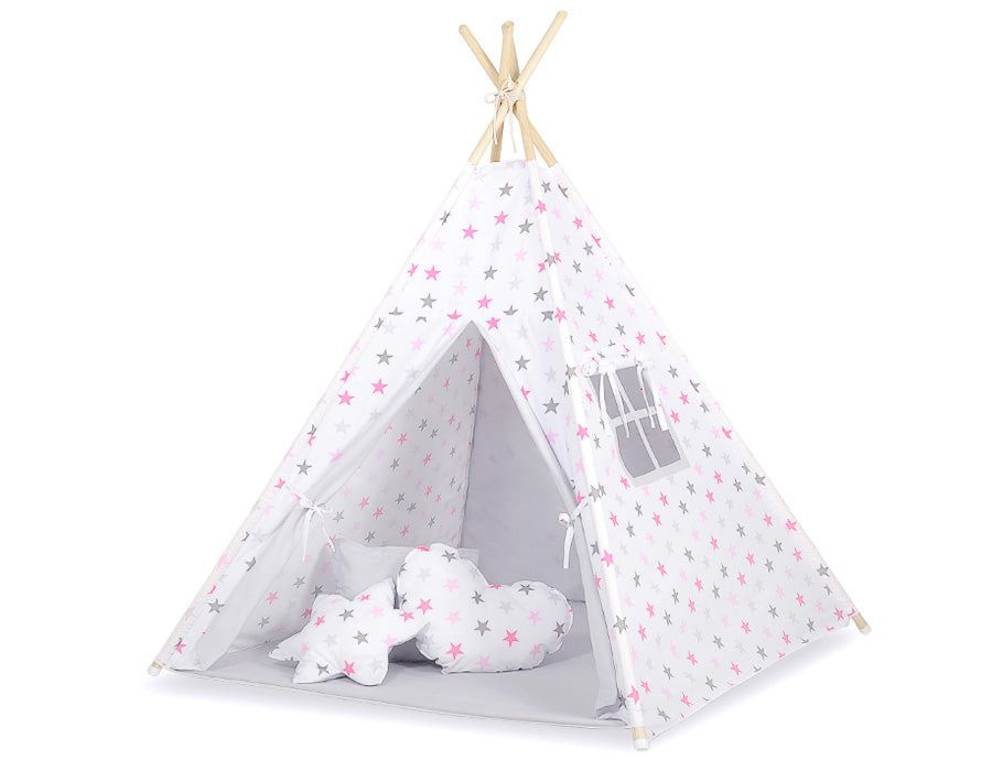 Tipi speeltent voor kinderen – Kindertent – Lichtgewicht en inklapbaar voor binnen en buiten