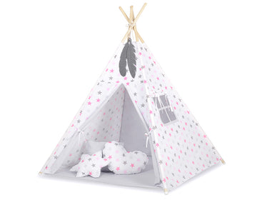 Tipi tent voor kinderen - speeltent - lichtgewicht & inklapbaar voor binnen en buiten