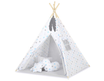 Tipi tent voor kinderen - speeltent - lichtgewicht en inklapbaar voor binnen & buiten