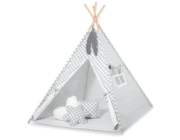 Tipi tent voor kinderen - speeltent - lichtgewicht & opvouwbaar voor binnen en buiten
