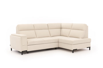 Loario L Rechter Hoekbank met Slaapfunctie en Opbergruimte | Kleur: Diverse | Maat: 257x100x180 cm