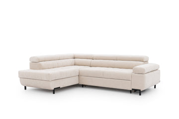 Tyrion L Hoekbank met Slaapfunctie – Modern Design, Verstelbaar | Kleur: Kiesbaar