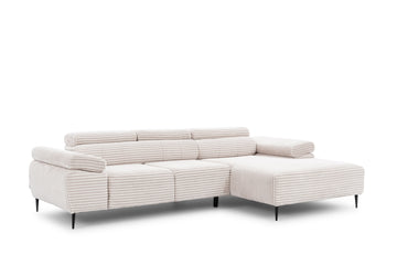 Taloria Mini hoekbank met elektrisch uitschuifbare zitting en verstelbare leuningen | Diverse