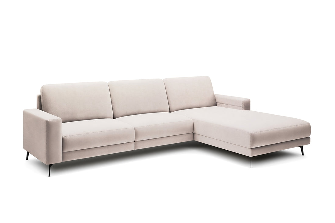 Elentio Mini hoekbank met slaapfunctie en beddengoedcontainer – Modern comfort | Kleur: Diverse