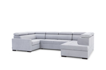 Taremo U Hoekbank met Slaapfunctie en Opbergruimte | Kleur naar keuze | Afmeting 343x104x202 cm