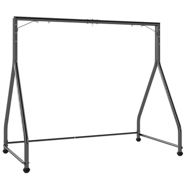 Schommelrek voor 2-/3-zits of hangkorf | Kleur: Zwart | Afmetingen: 117x210x175 cm