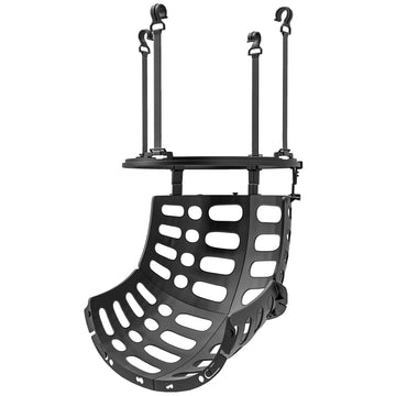 Basketbalrebounder - Verstelbare trainer | Kleur: Zwart | Afmetingen: 35.6x35.6x75.5 cm