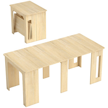 Uitschuifbare eettafel | Kleur: Bruin | Afmetingen: 85x60-180x75 cm
