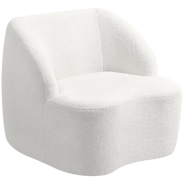 Moderne armstoel - Witte fauteuil | Kleur: Wit | Afmetingen: 81x82x73,5 cm