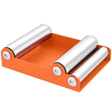 Motorfiets rolstandaard voor wielreiniging | Kleur: Oranje | Afmetingen: 11.5x15x4 cm