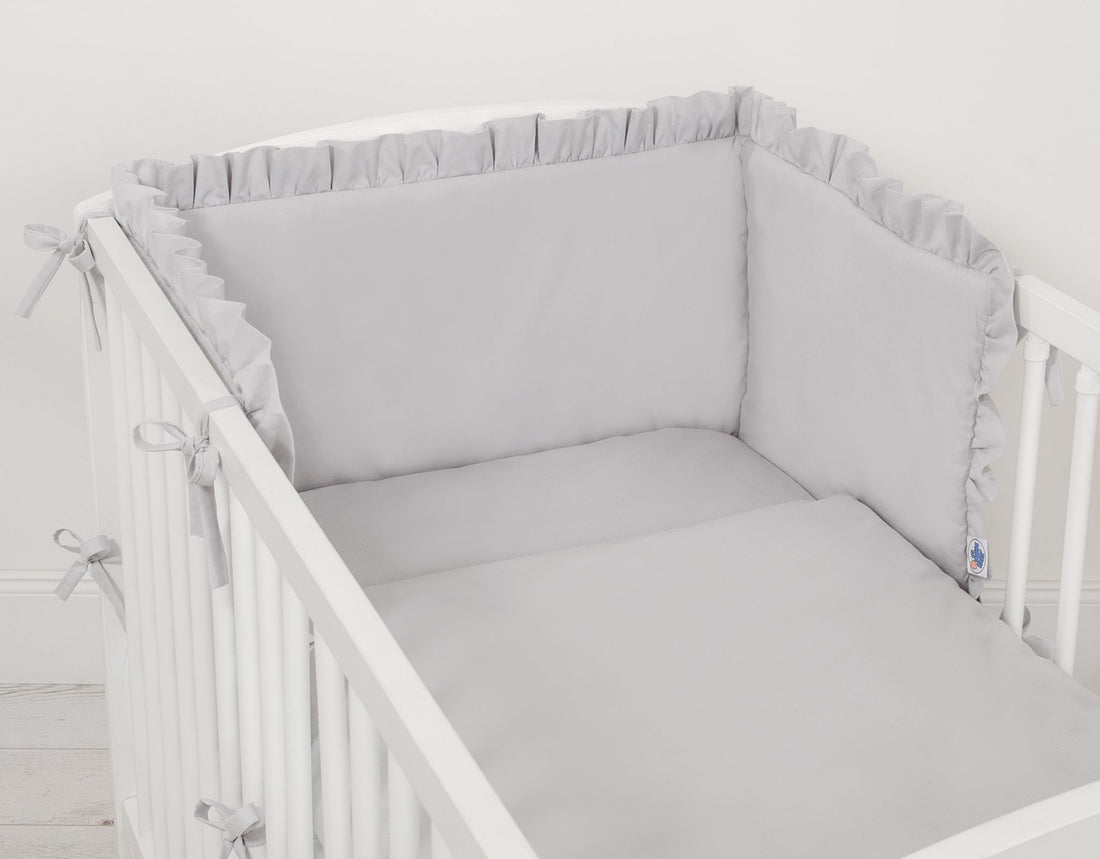 Babyschaalbescherming - bedbumper - anti-allergisch, universeel voor 120x60 & 140x70 ledikanten