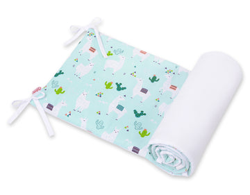 Universele ledikantbumper – wafelrand – optimale bescherming en comfort voor baby’s