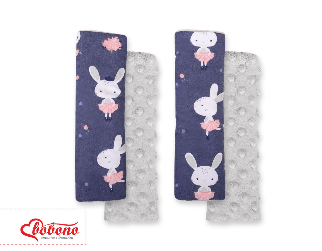 Set van 2 gordelkussentjes - autogordelbeschermers - extra zacht en huidvriendelijk