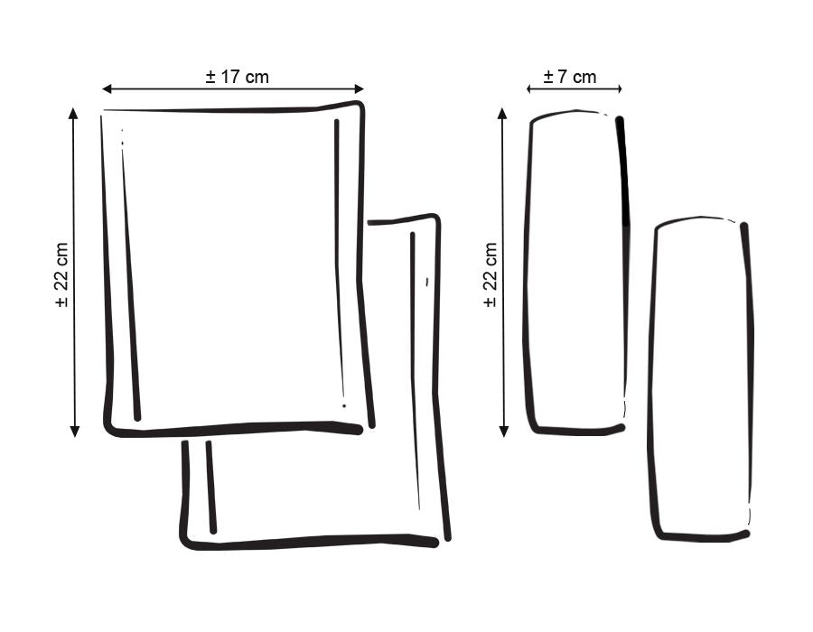 Set med 2 säkerhetsbälteskuddar - sittdynskydd - extra komfort, bomull, pastellrosa