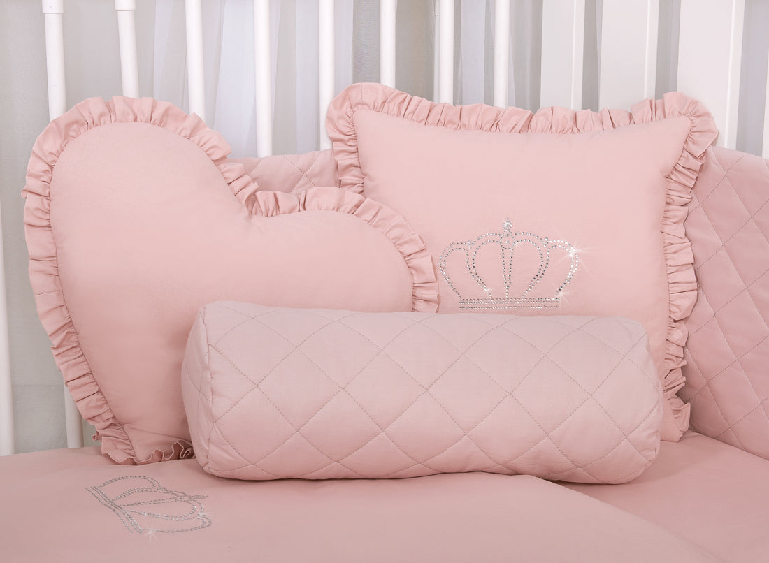 Dekorativ kudde - dekorativ kudde - bekvämt stöd, pastellrosa, bomull, 40x40 cm