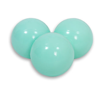 Set med 50 plastbollar - lekbollar - flexibla och säkra för barn