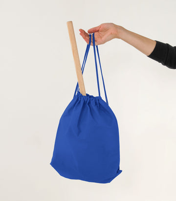 Mörkblå hobbyhästryggsäck - väska - rymlig och robust för häst och tillbehör