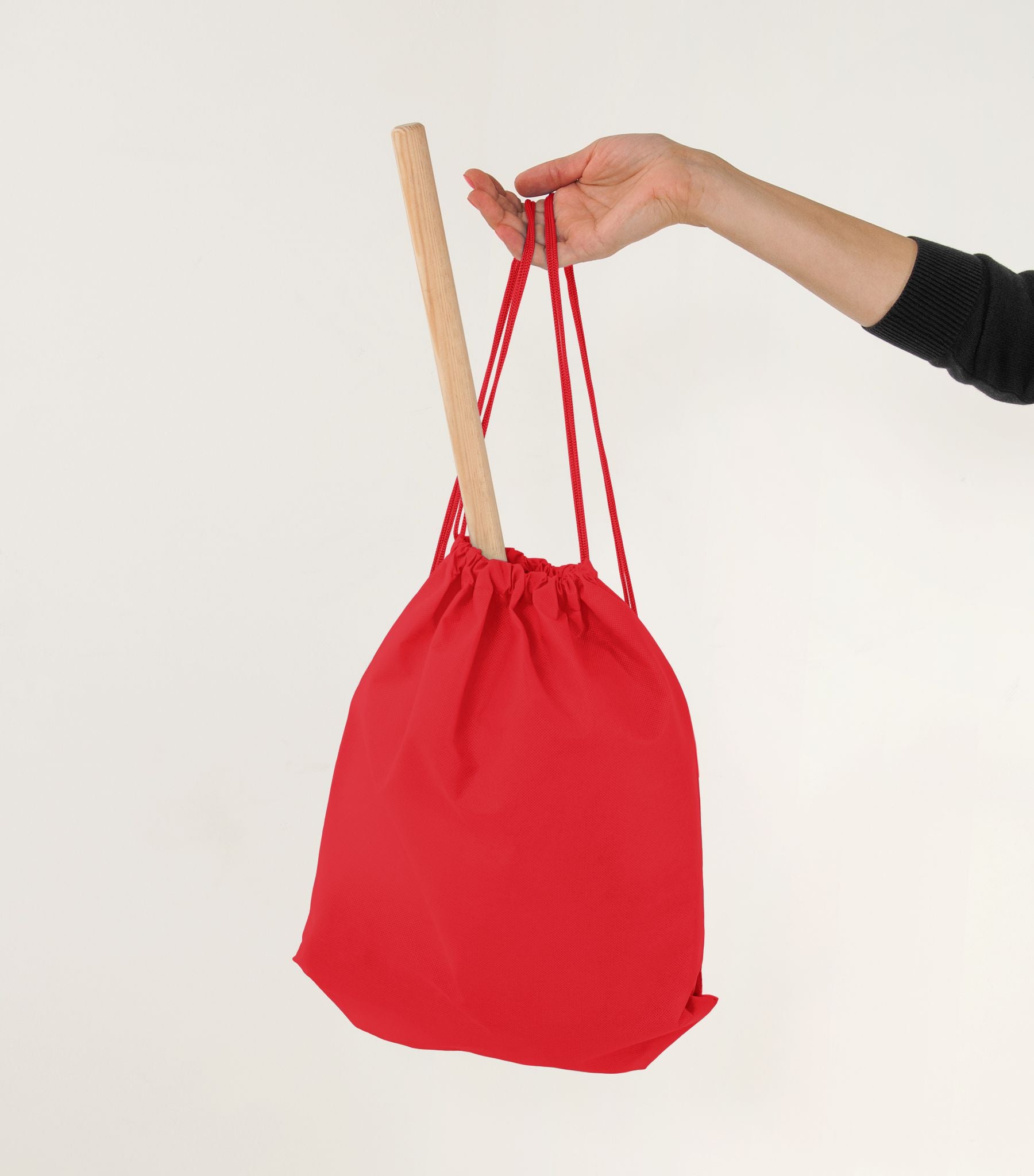 Hobby Horse Ryggsäck - hästväska - rymlig kapacitet och robust polyester, röd