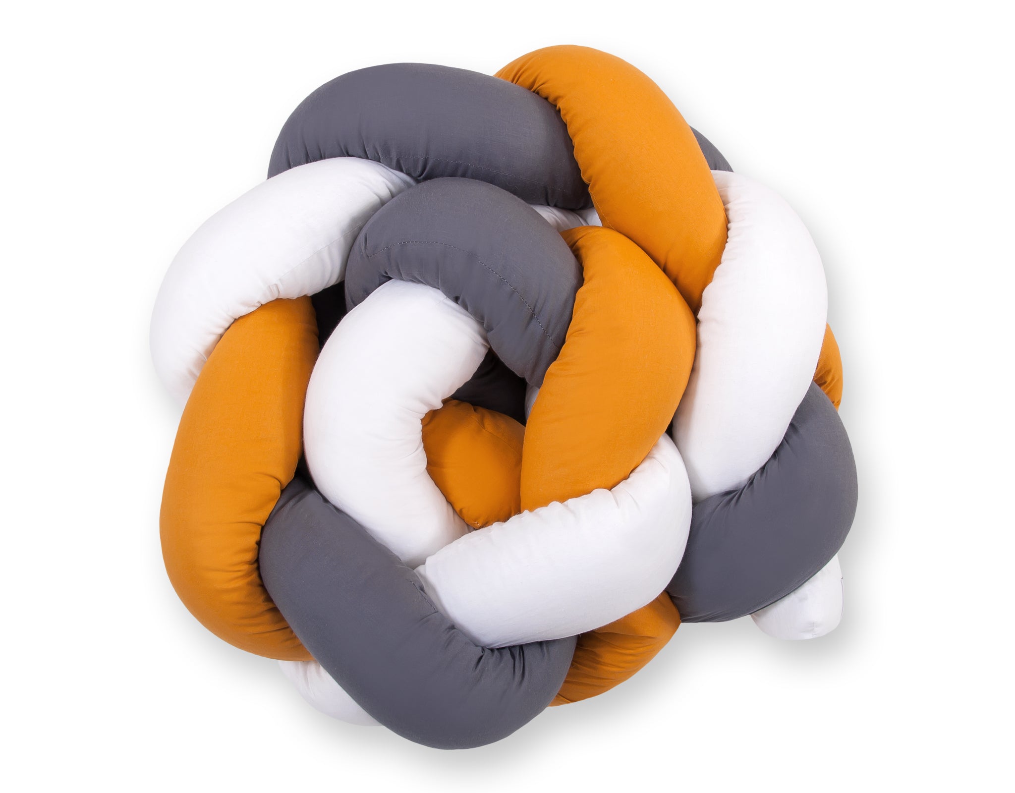 Flockad knutstötskydd, spjälsängsskydd, 100 % mjuk bomull, optimalt babyskydd