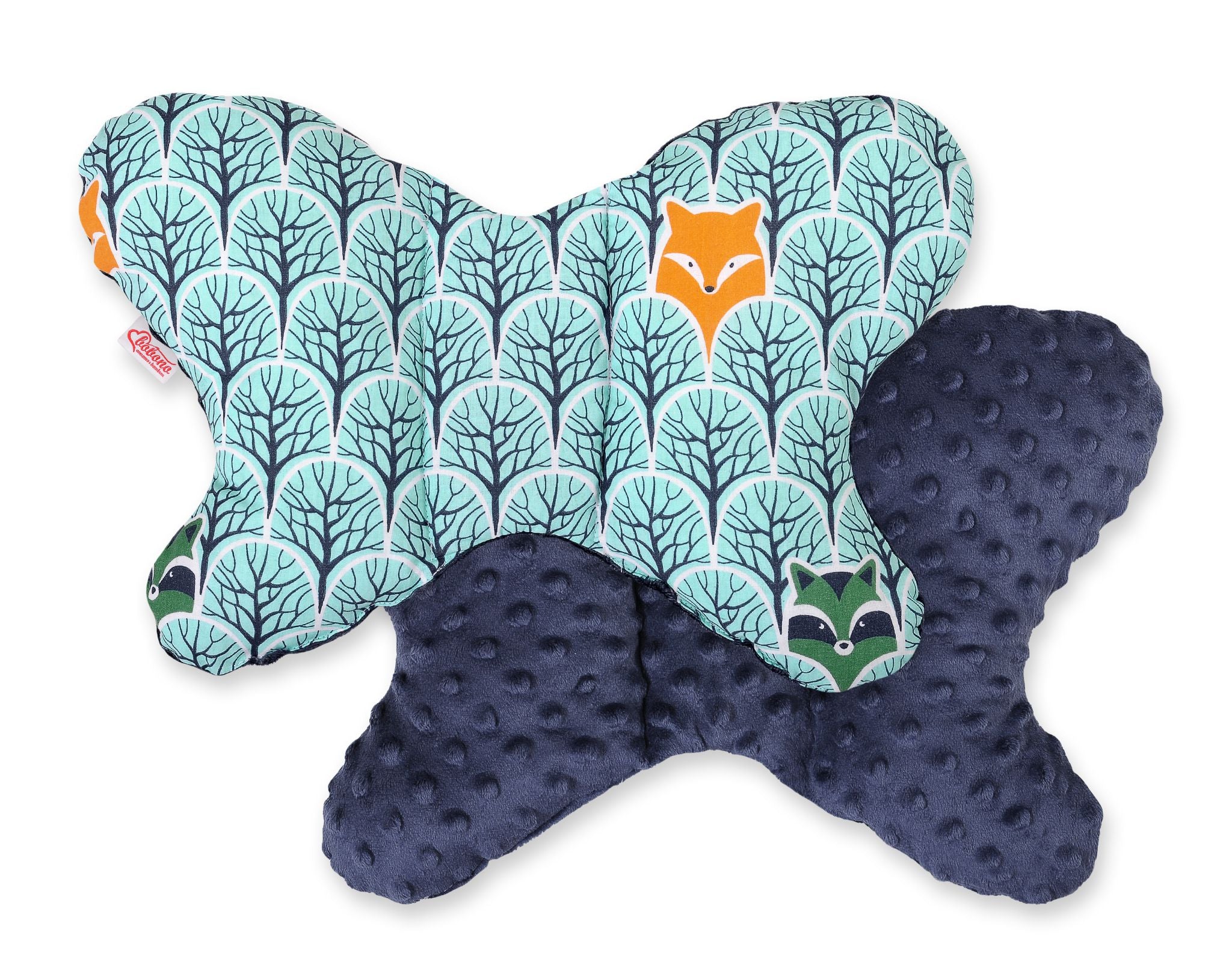 Dubbelsidig stötdämpande kudde, huvudkudde, optimal huvudposition och stötdämpning