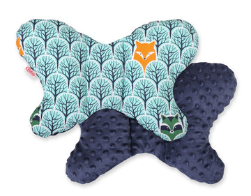 Dubbelsidig stötdämpande kudde, huvudkudde, optimal huvudposition och stötdämpning