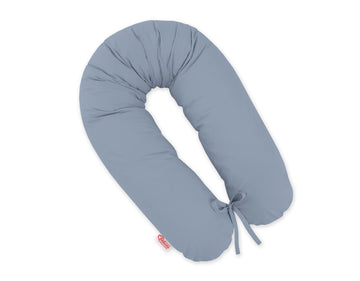 Zwangerschapskussen - lichaamskussen - afneembare hoes, optimale ondersteuning, pastelblauw