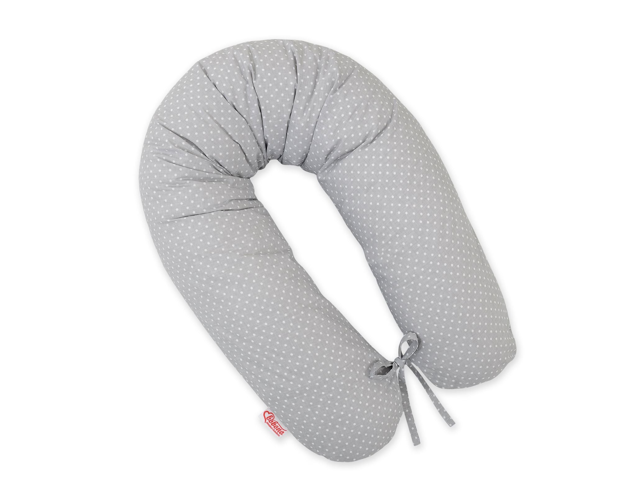 Zwangerschapskussen - body pillow - met afneembare hoes - optimale ondersteuning - grijze stippen