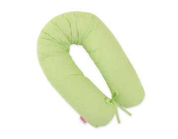 Zwangerschapskussen, voedingskussen, optimale ondersteuning - afneembare hoes, groen, 170 cm