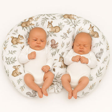 Twin voedingskussen – borstvoedingskussen – ergonomisch, wasbaar en hypoallergeen