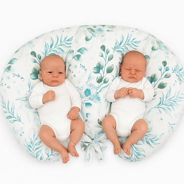Tweeling voedingskussen – borstvoedingskussen – ergonomische steun voor moeder en baby's