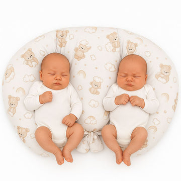Twin nursing pillow - voedingskussen tweeling - ergonomische rugondersteuning