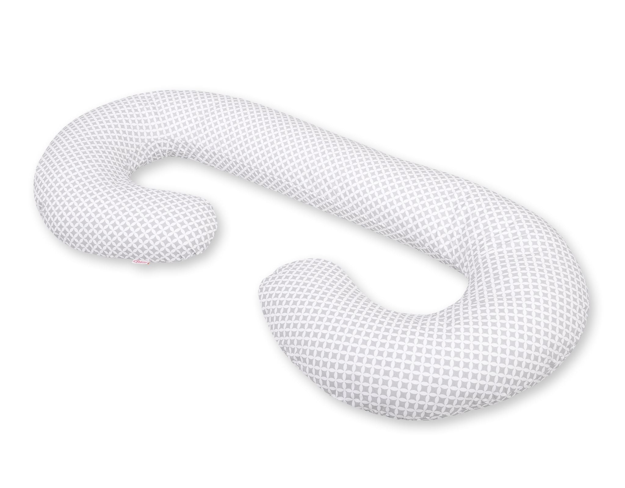 Zwangerschapskussen, steunkussen – Ergonomisch comfort en ondersteuning – Groot, rozegrijs