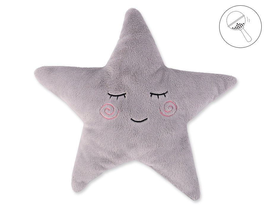 LITTLE STAR kudde - babykudde - mjuk minkyfleece för bekväm sömn