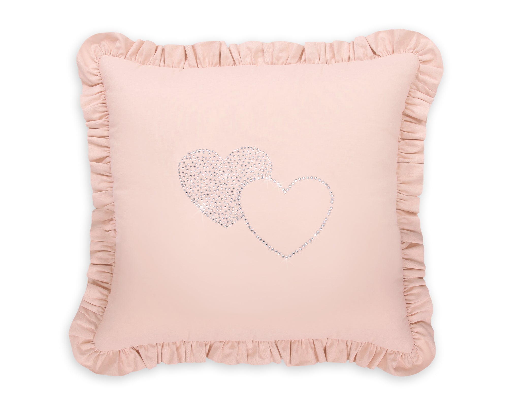 Dekorativ kudde, prydnadskudde, optimalt stöd – puderrosa, 40x40 cm