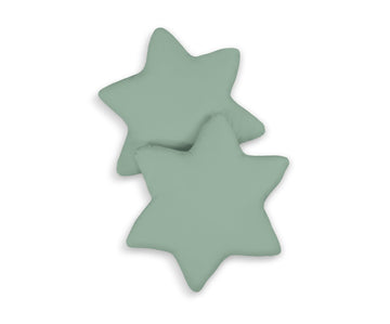 2-delige kussenset - sierkussens - optimale ondersteuning - pastelgroen