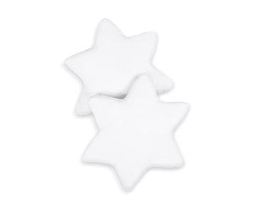 Set med 2 prydnadskuddar - prydnadskuddar - andningsbara och bekväma Eco Fillball-fyllningar