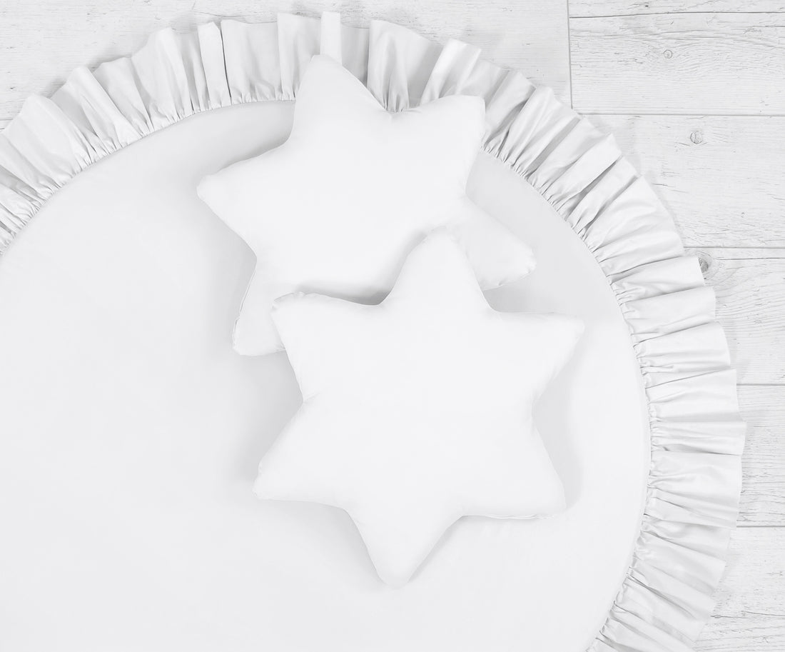 Set med 2 prydnadskuddar - prydnadskuddar - andningsbara och bekväma Eco Fillball-fyllningar