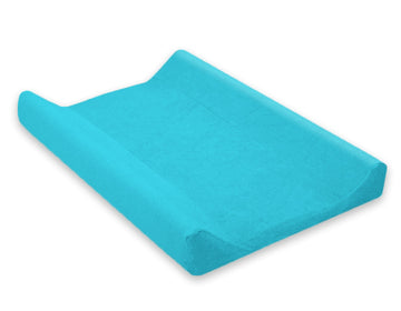 Aankleedkussen hoes - badstof overtrek - extra zacht en comfortabel, 70x50cm, turquoise