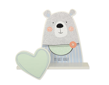 Barnrumshylla - vägghylla - robust MDF, färgglad, reptålig, säker färg