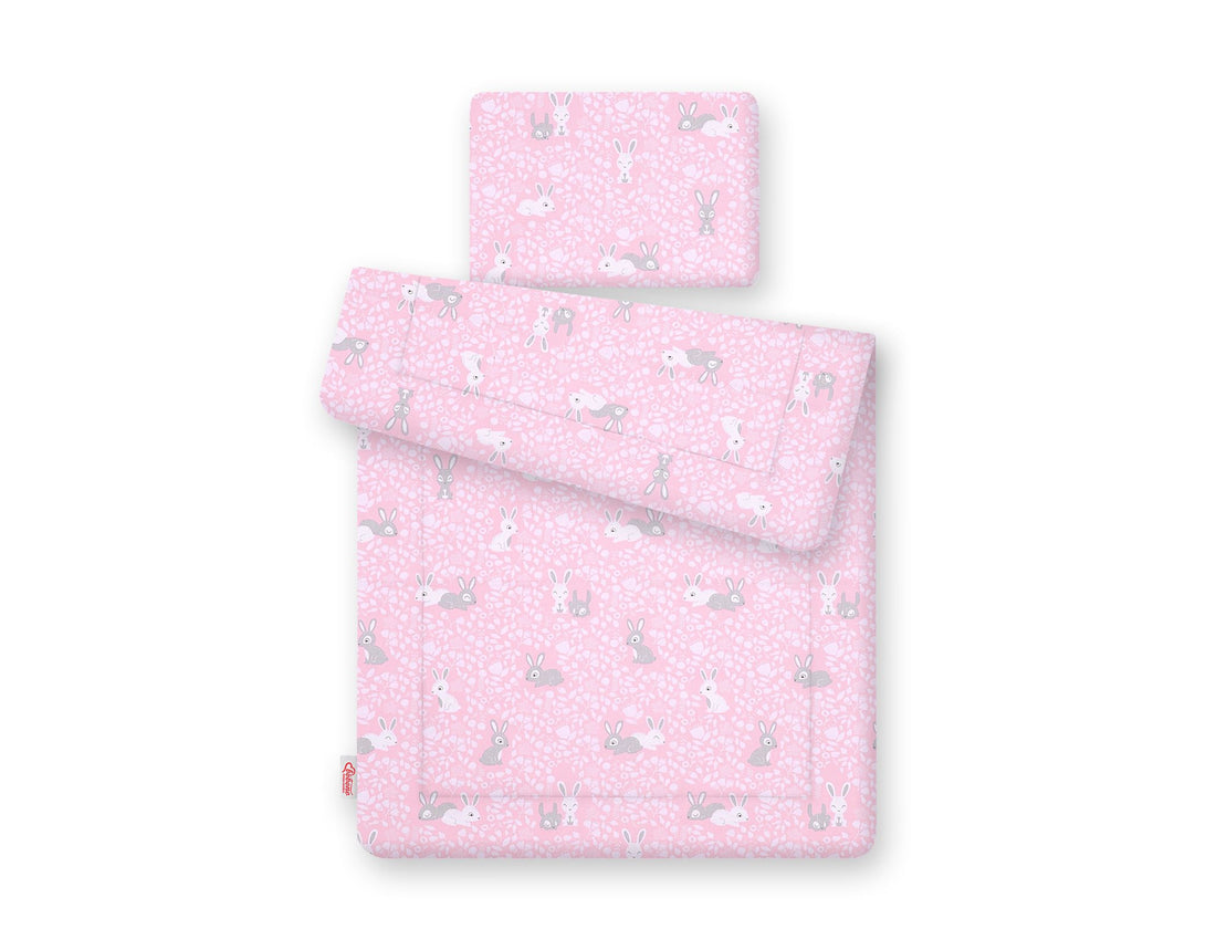 2-delige babybeddenset - wiegset - ademend katoen voor optimaal comfort