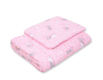 2-delige babybeddenset - wiegset - ademend katoen voor optimaal comfort