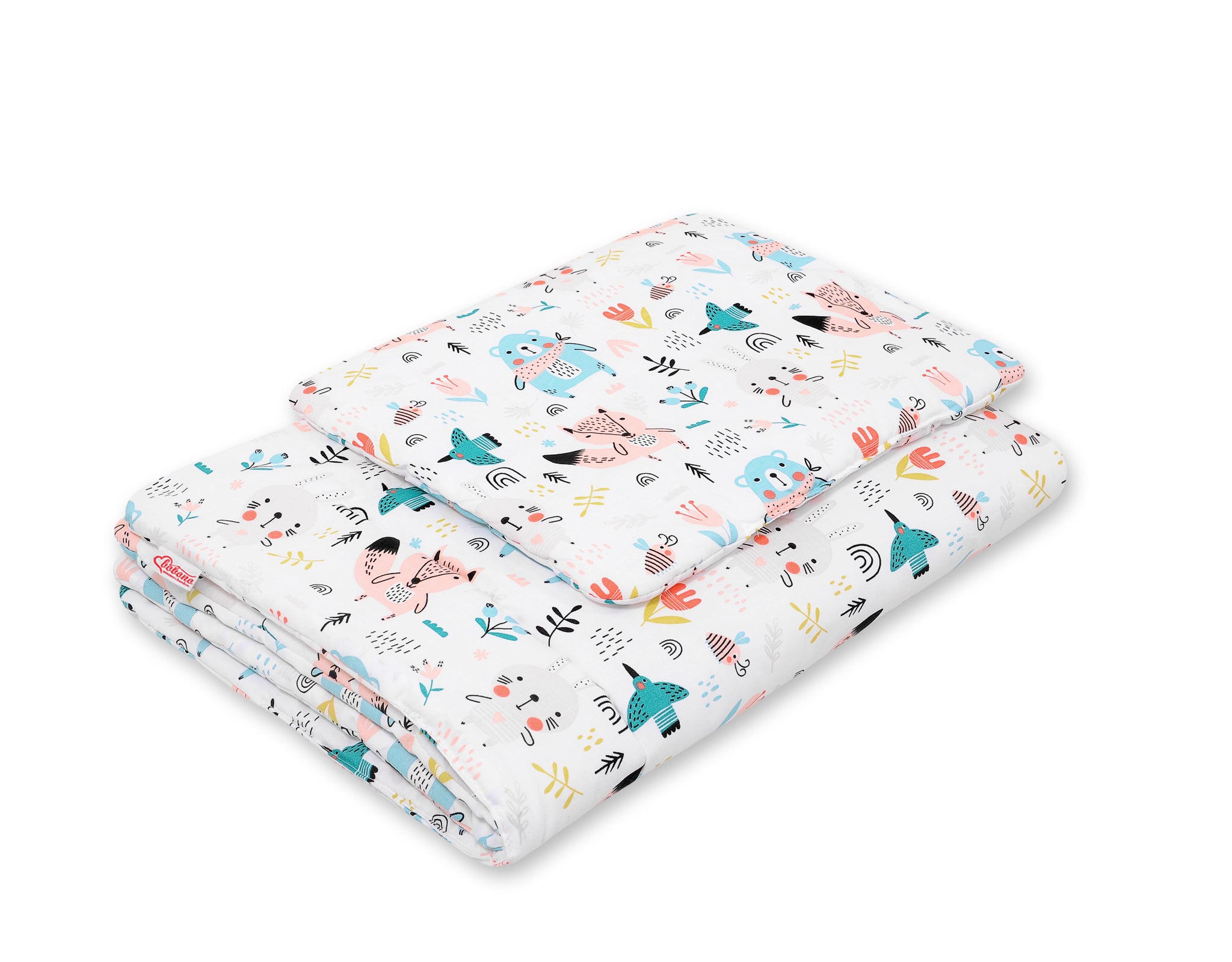 2-delige bedding set - baby beddengoed - extra zacht & veilig voor newborn 75x100 cm