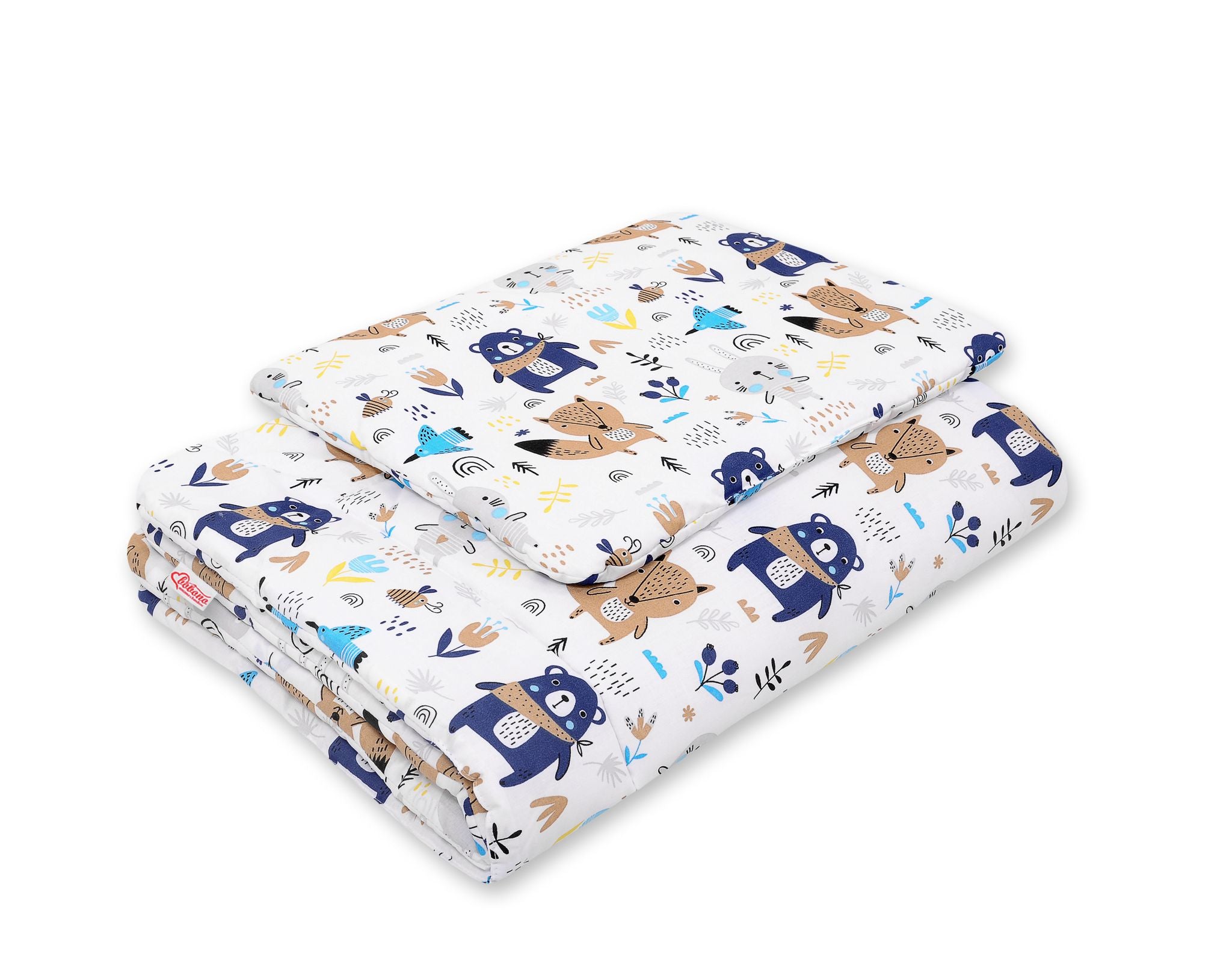 2-delige beddenset NEWBORN - baby dekbed - Oeko-Tex katoen, vormvast, machinewasbaar