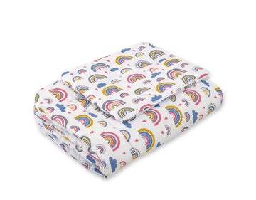 2-delige babybeddenset - wiegset - ademend & zacht katoen voor optimaal comfort