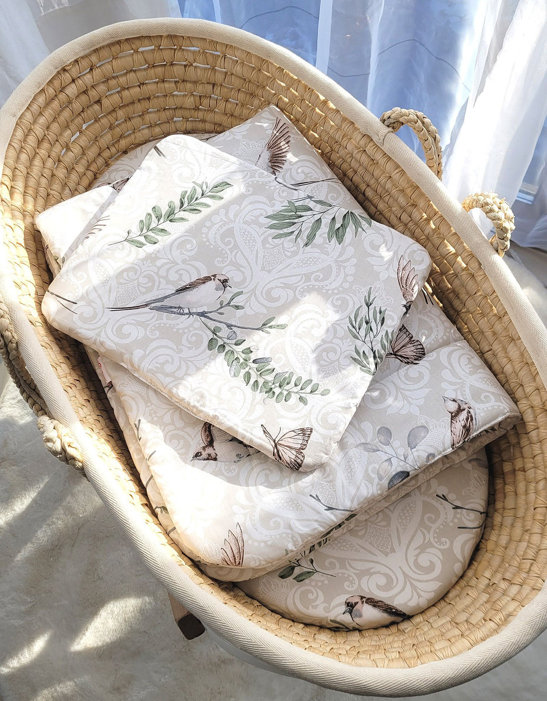 2-delige beddenset NEWBORN - baby dekbed - comfortabel & vormvast katoen voor wieg of ledikant