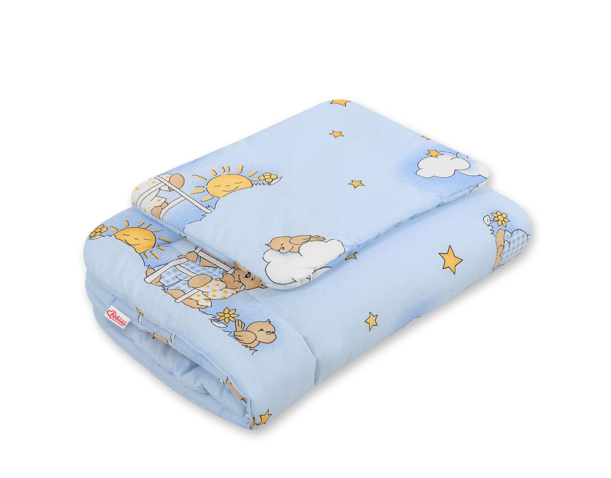 2-delige babybeddenset - wiegbeddengoed - zacht & veilig, machinewasbaar, Ökotex katoen