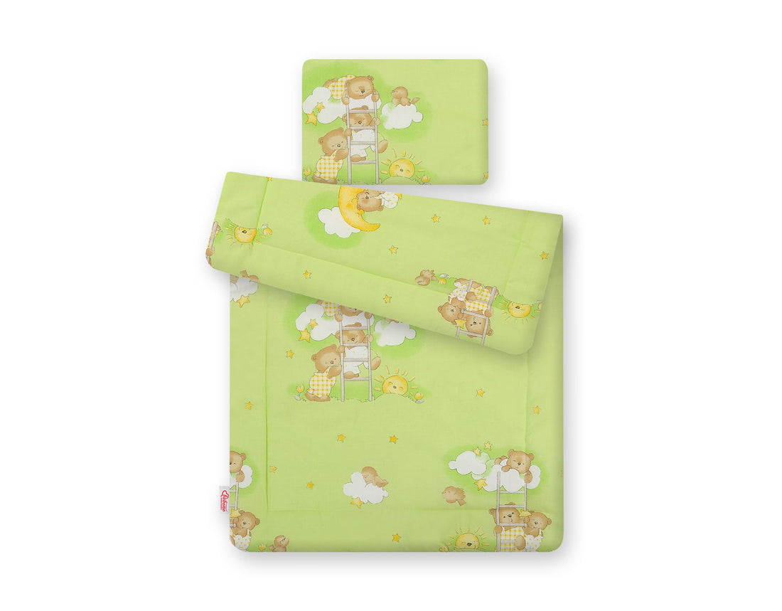 2-delige babybeddenset - wiegset - Oeko-Tex gecertificeerd voor optimale zachtheid en veiligheid